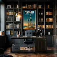 Kuwait A Vision of Modernity Poster PosterGoat