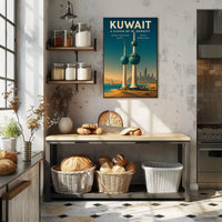 Kuwait A Vision of Modernity Poster PosterGoat