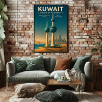 Kuwait A Vision of Modernity Poster PosterGoat