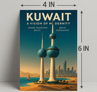 Kuwait A Vision of Modernity Poster PosterGoat