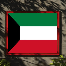 Kuwait National Flag Display: Country Flag Poster PosterGoat