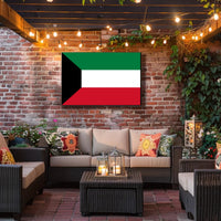 Kuwait National Flag Display: Country Flag Poster PosterGoat