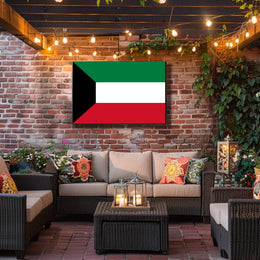 Kuwait National Flag Display: Country Flag Poster PosterGoat