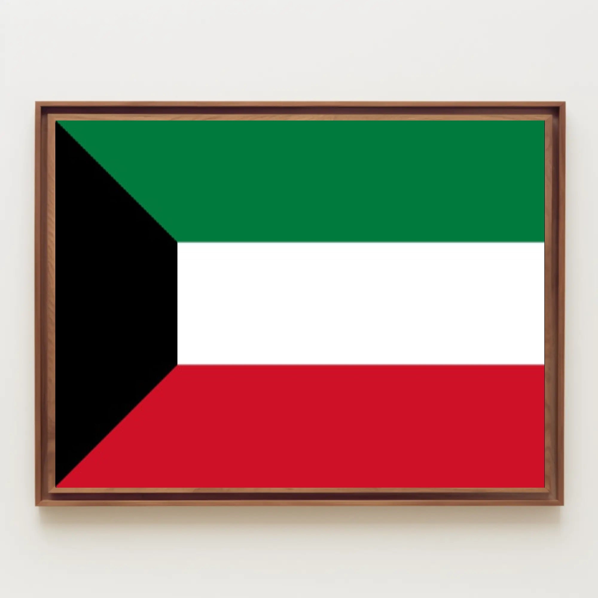 Kuwait National Flag Display: Country Flag Poster PosterGoat