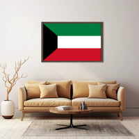 Kuwait National Flag Display: Country Flag Poster PosterGoat