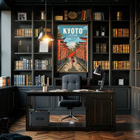 Kyoto Pathway to Mount Fuji Cultural or Heritage Poster PosterGoat