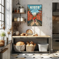 Kyoto Pathway to Mount Fuji Cultural or Heritage Poster PosterGoat