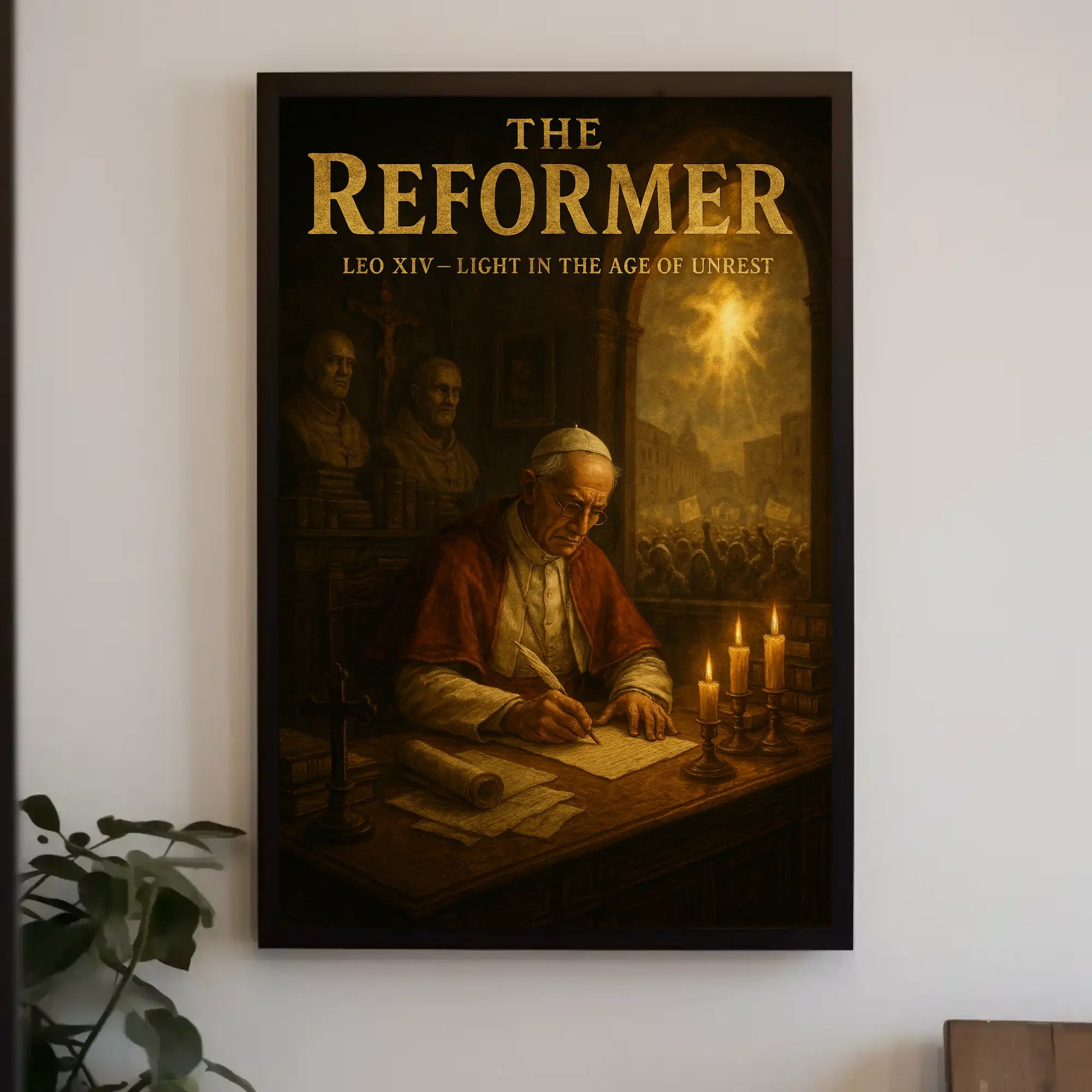 LEO XIV Era of Light Historical or Presidential Poster PosterGoat