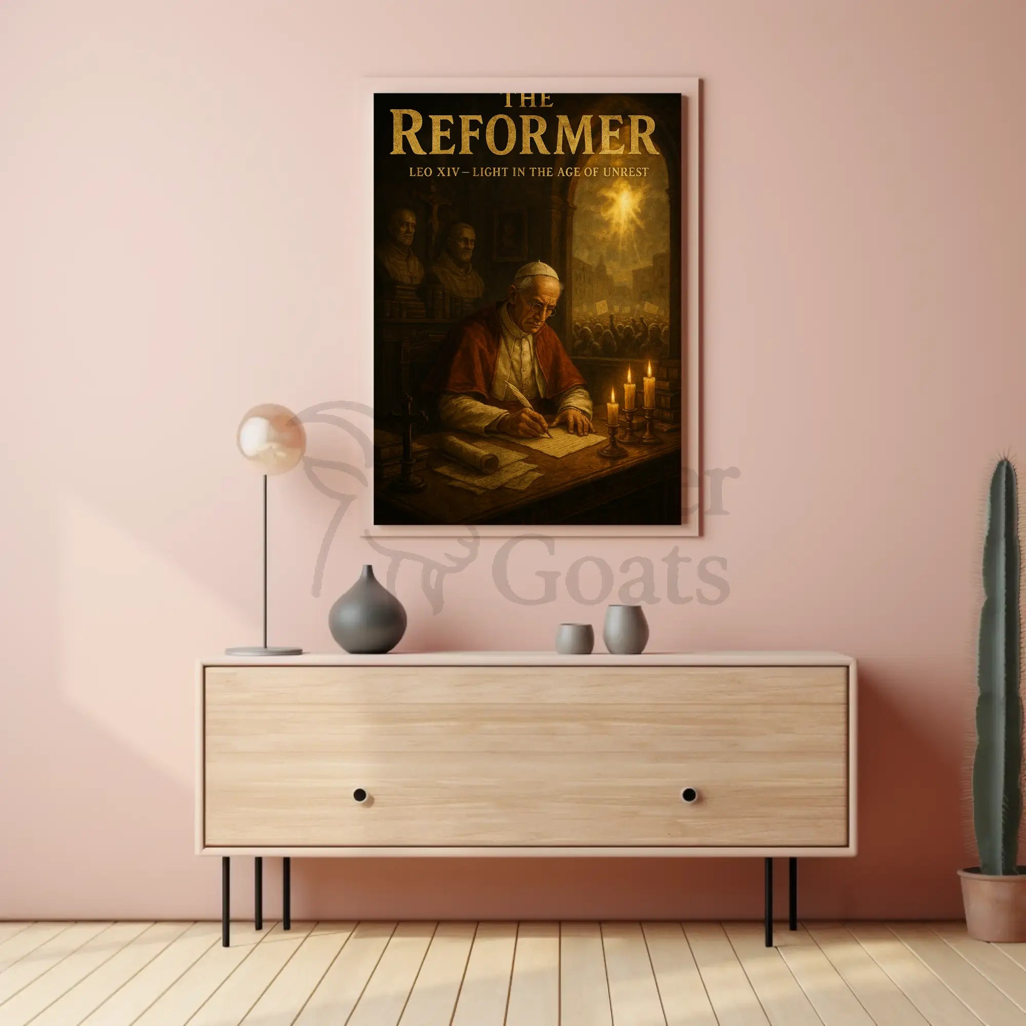 LEO XIV Era of Light Historical or Presidential Poster PosterGoat