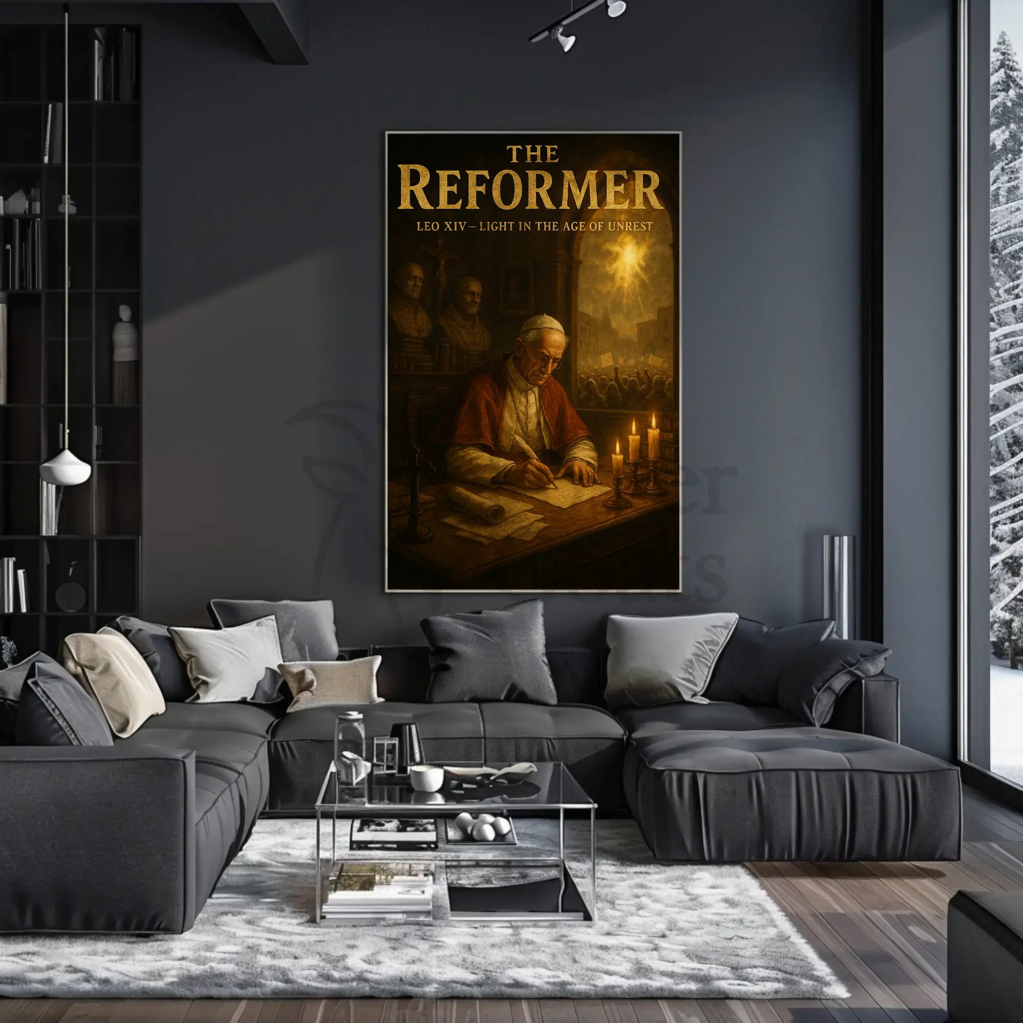 LEO XIV Era of Light Historical or Presidential Poster PosterGoat