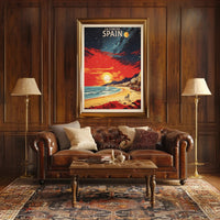 La Concha Vintage Travel Poster PosterGoat
