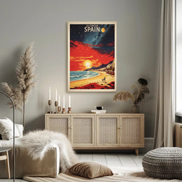 La Concha Vintage Travel Poster PosterGoat