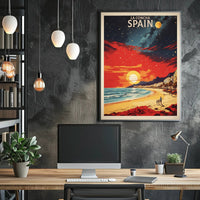 La Concha Vintage Travel Poster PosterGoat