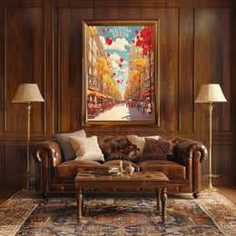 La Rambla Barcelona Travel Poster PosterGoat