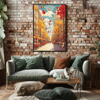 La Rambla Barcelona Travel Poster PosterGoat