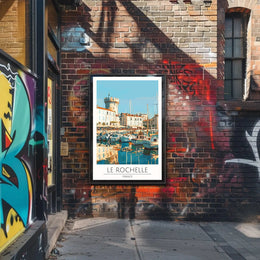 La Rochelle Coastal Charm Travel Poster PosterGoat