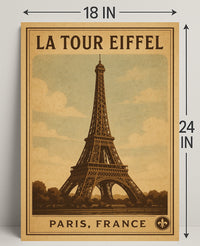 La Tour Eiffel Paris, France Poster PosterGoat