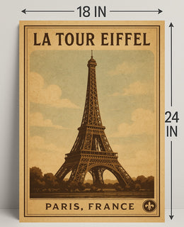 La Tour Eiffel Paris, France Poster PosterGoat