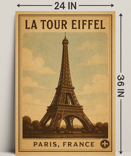 La Tour Eiffel Paris, France Poster PosterGoat