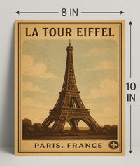 La Tour Eiffel Paris, France Poster PosterGoat