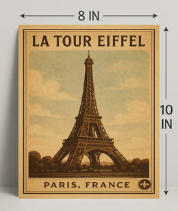 La Tour Eiffel Paris, France Poster PosterGoat