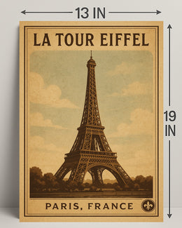 La Tour Eiffel Paris, France Poster PosterGoat