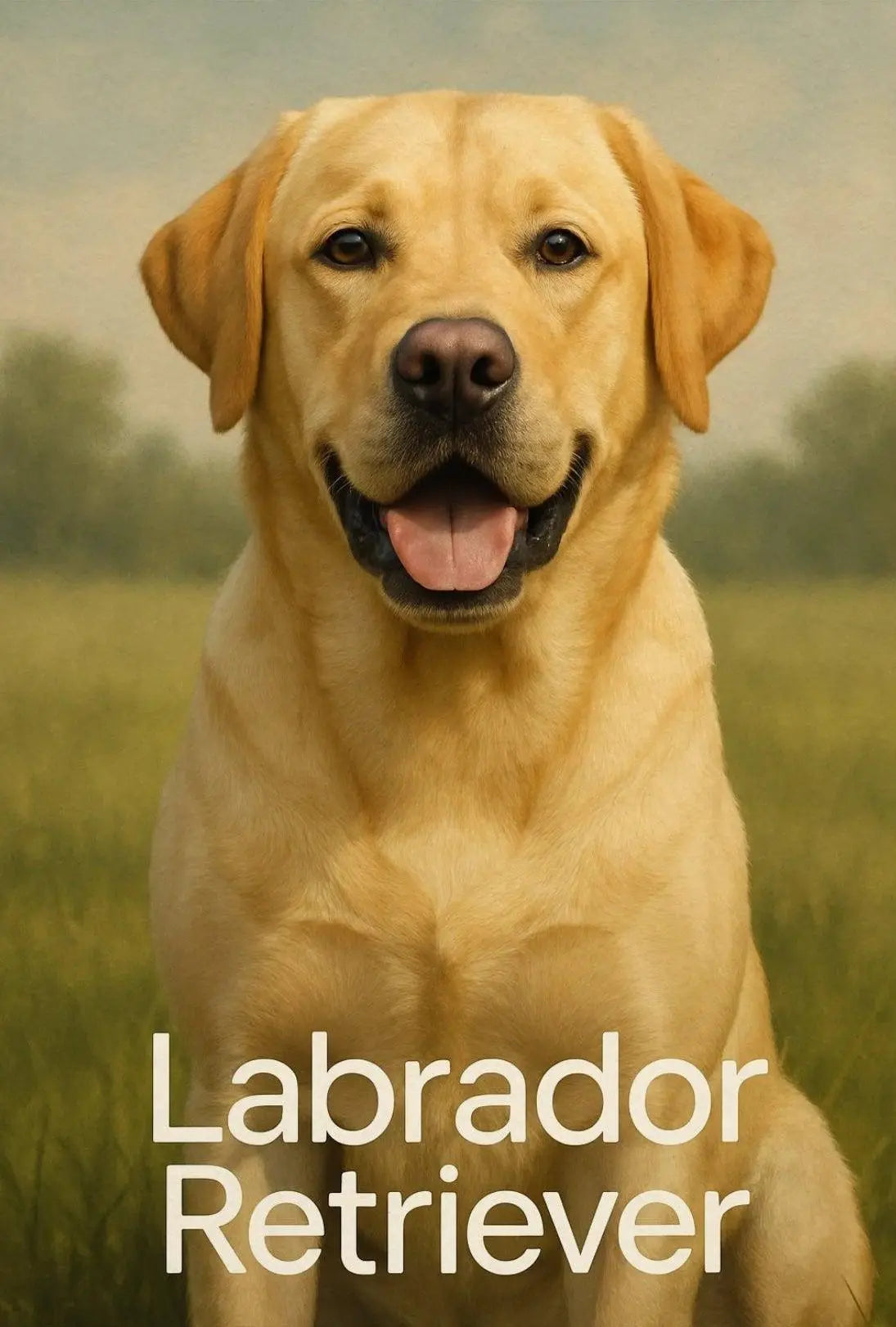 Labrador Companionship Animal Art Dog Breed Poster PosterGoat