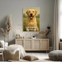 Labrador Companionship Animal Art Dog Breed Poster PosterGoat