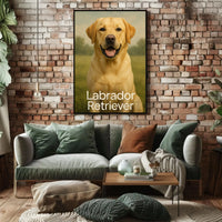 Labrador Companionship Animal Art Dog Breed Poster PosterGoat