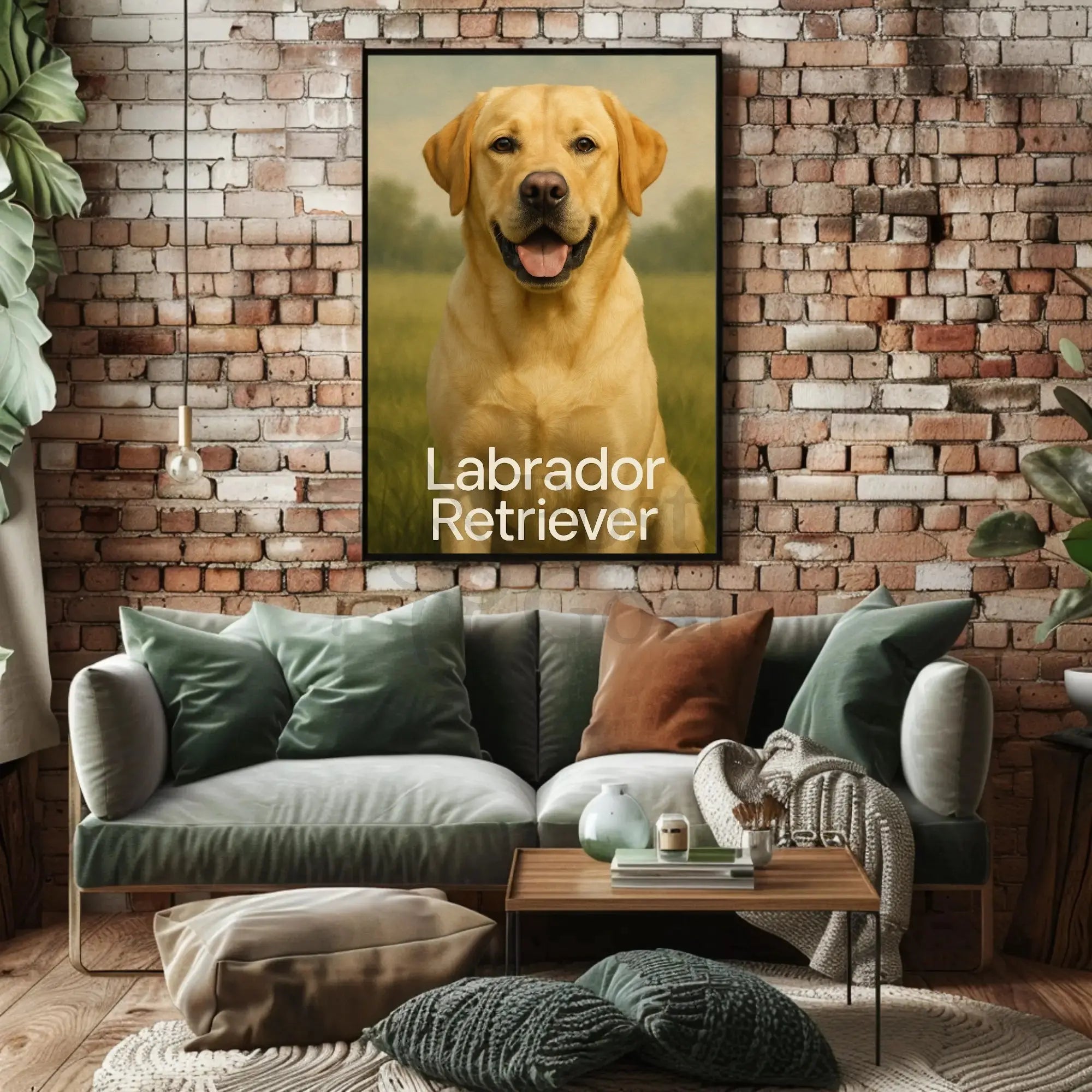 Labrador Companionship Animal Art Dog Breed Poster PosterGoat