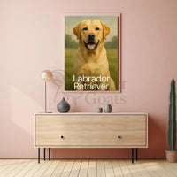 Labrador Companionship Animal Art Dog Breed Poster PosterGoat