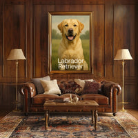 Labrador Companionship Animal Art Dog Breed Poster PosterGoat