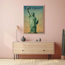 Lady Liberty Symbol Of Freedom Poster PosterGoat