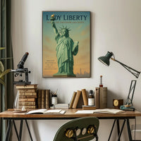 Lady Liberty Symbol Of Freedom Poster PosterGoat