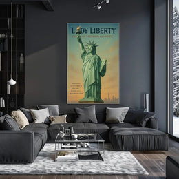 Lady Liberty Symbol Of Freedom Poster PosterGoat