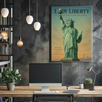 Lady Liberty Symbol Of Freedom Poster PosterGoat