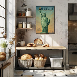Lady Liberty Symbol Of Freedom Poster PosterGoat