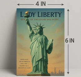 Lady Liberty Symbol Of Freedom Poster PosterGoat