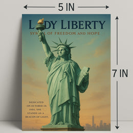 Lady Liberty Symbol Of Freedom Poster PosterGoat