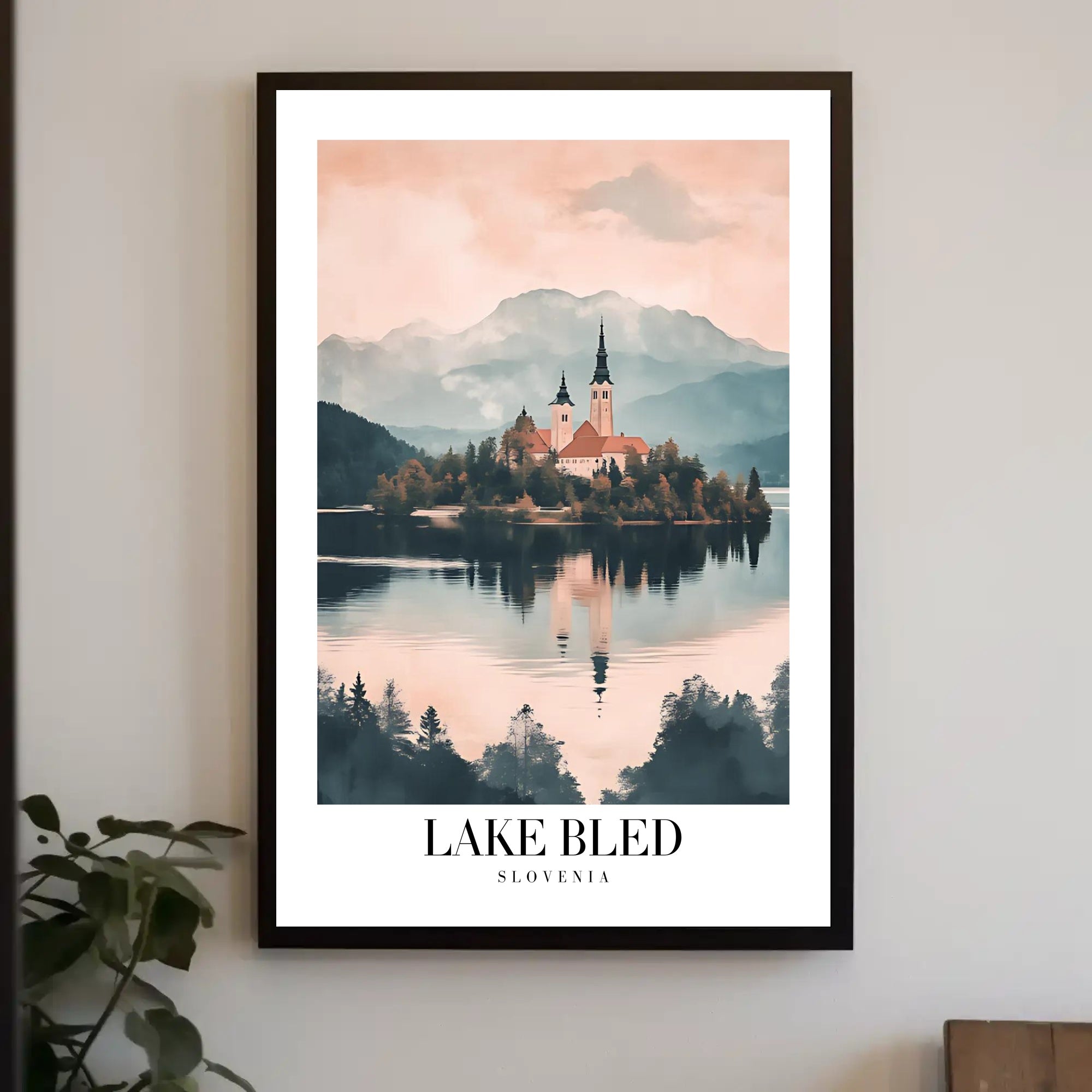 Lake Bled Scenic View Travel Poster PosterGoat