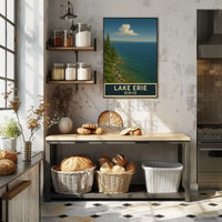 Lake Erie Ohio Vintage Travel Poster PosterGoat