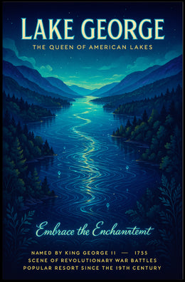 Lake George The Queen of American Lakes Poster PosterGoat