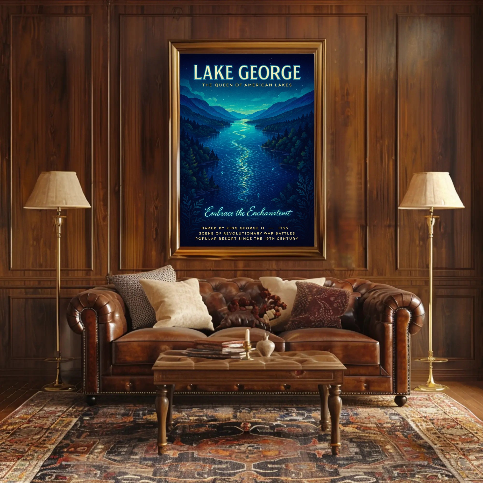 Lake George The Queen of American Lakes Poster PosterGoat