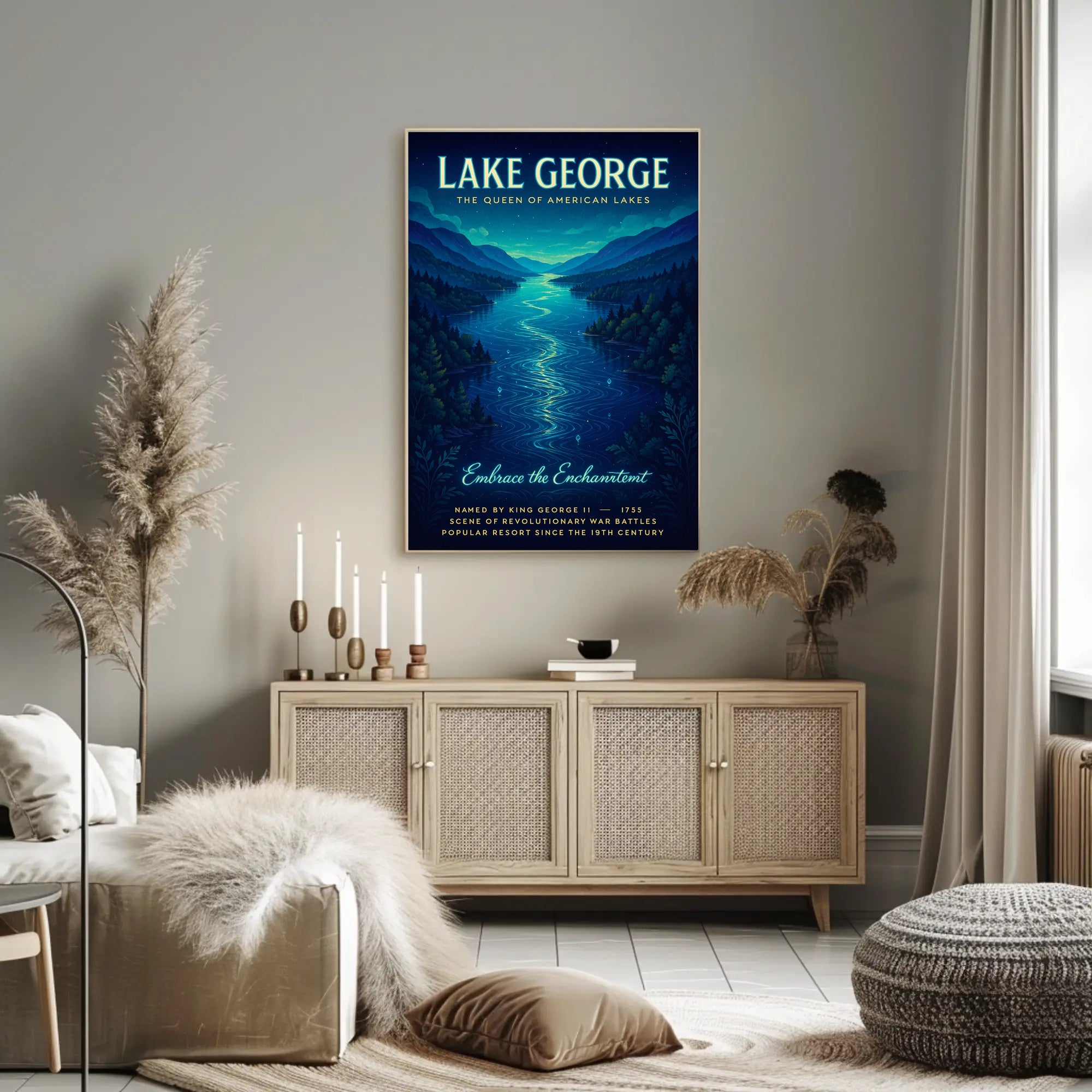 Lake George The Queen of American Lakes Poster PosterGoat