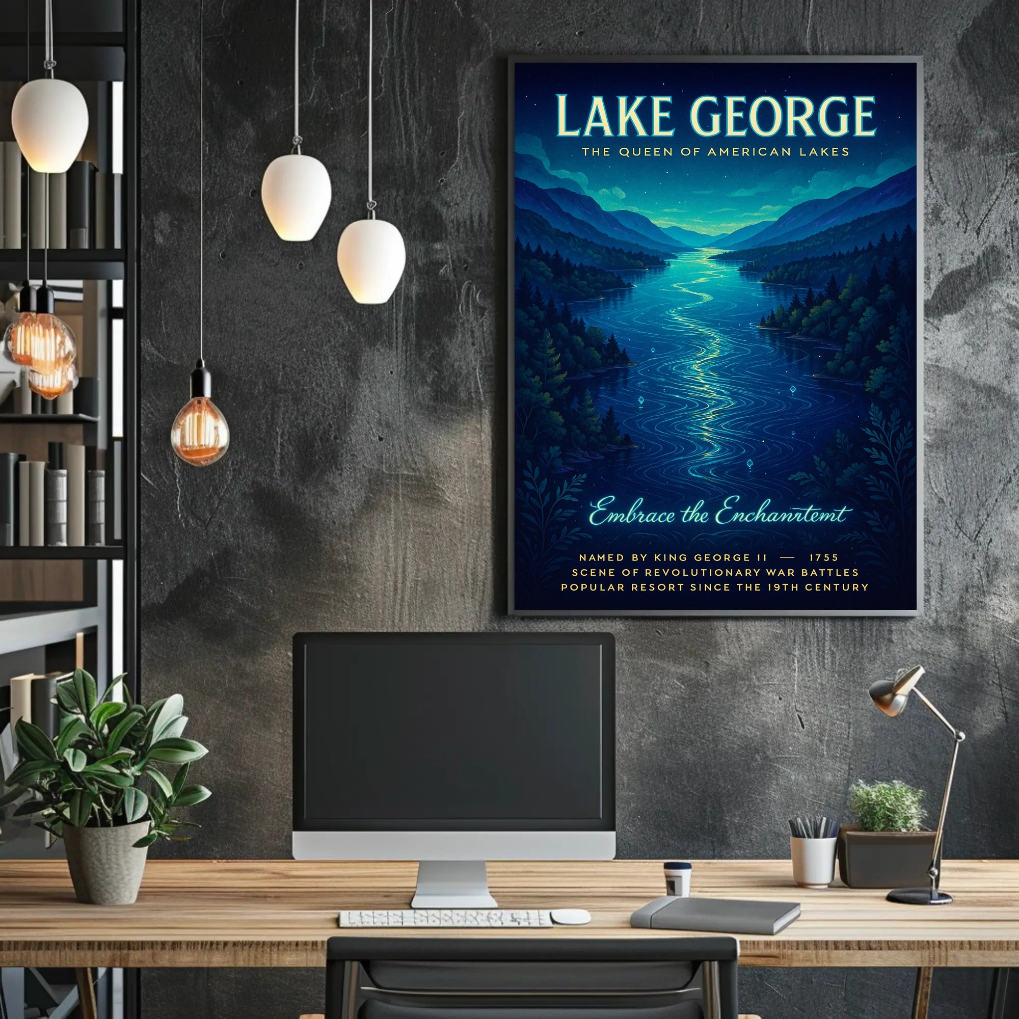 Lake George The Queen of American Lakes Poster PosterGoat