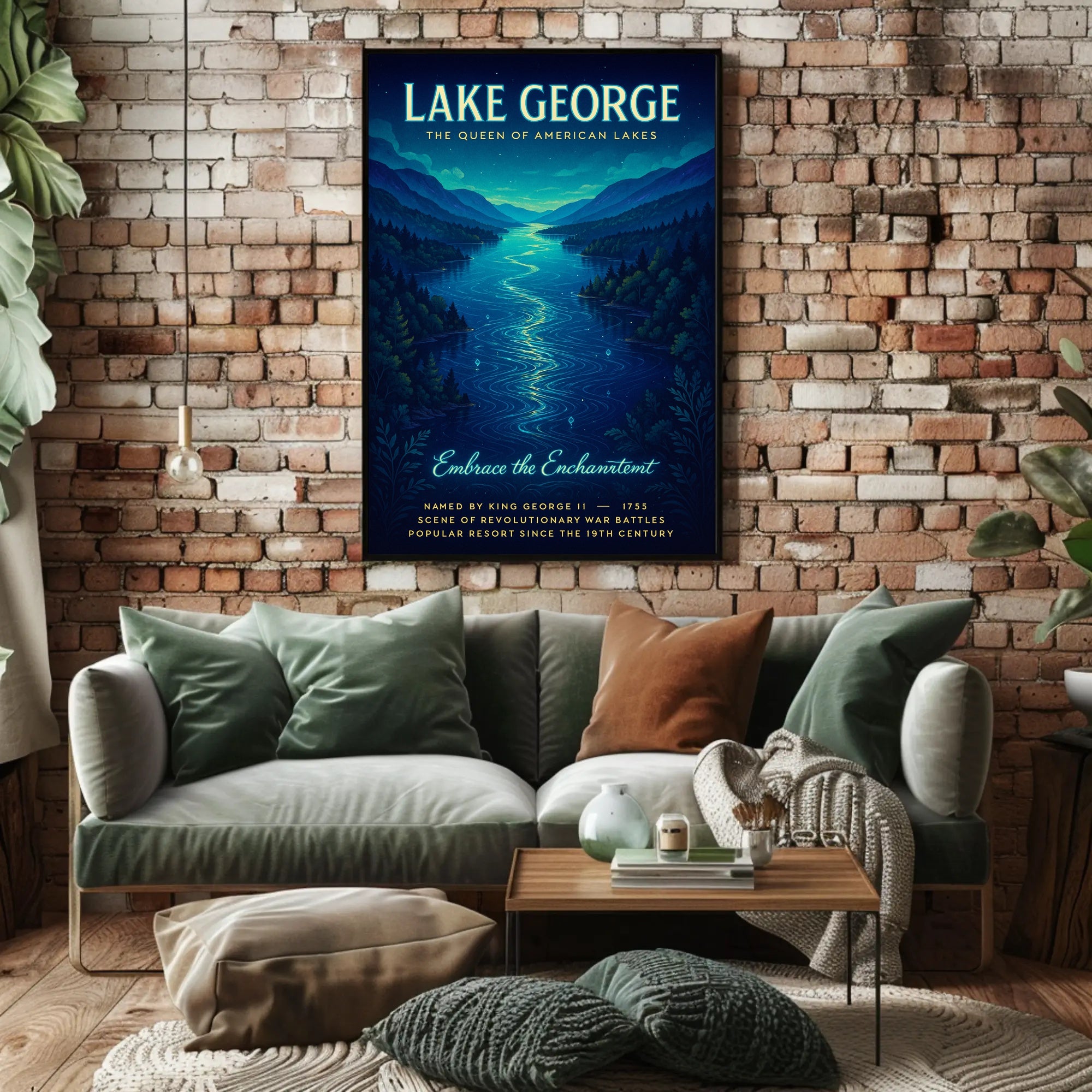 Lake George The Queen of American Lakes Poster PosterGoat