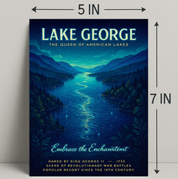 Lake George The Queen of American Lakes Poster PosterGoat