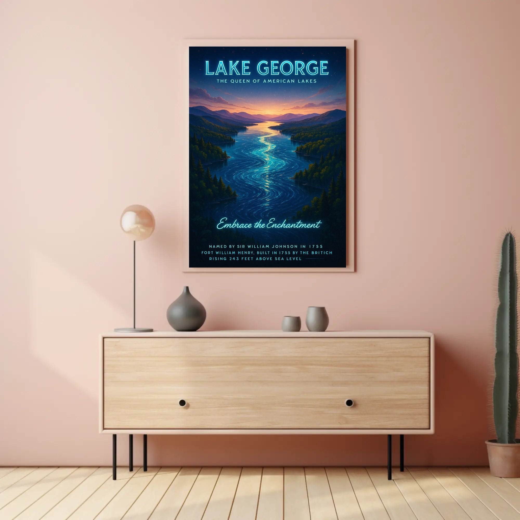 Lake George The Queen of American Lakes Poster PosterGoat