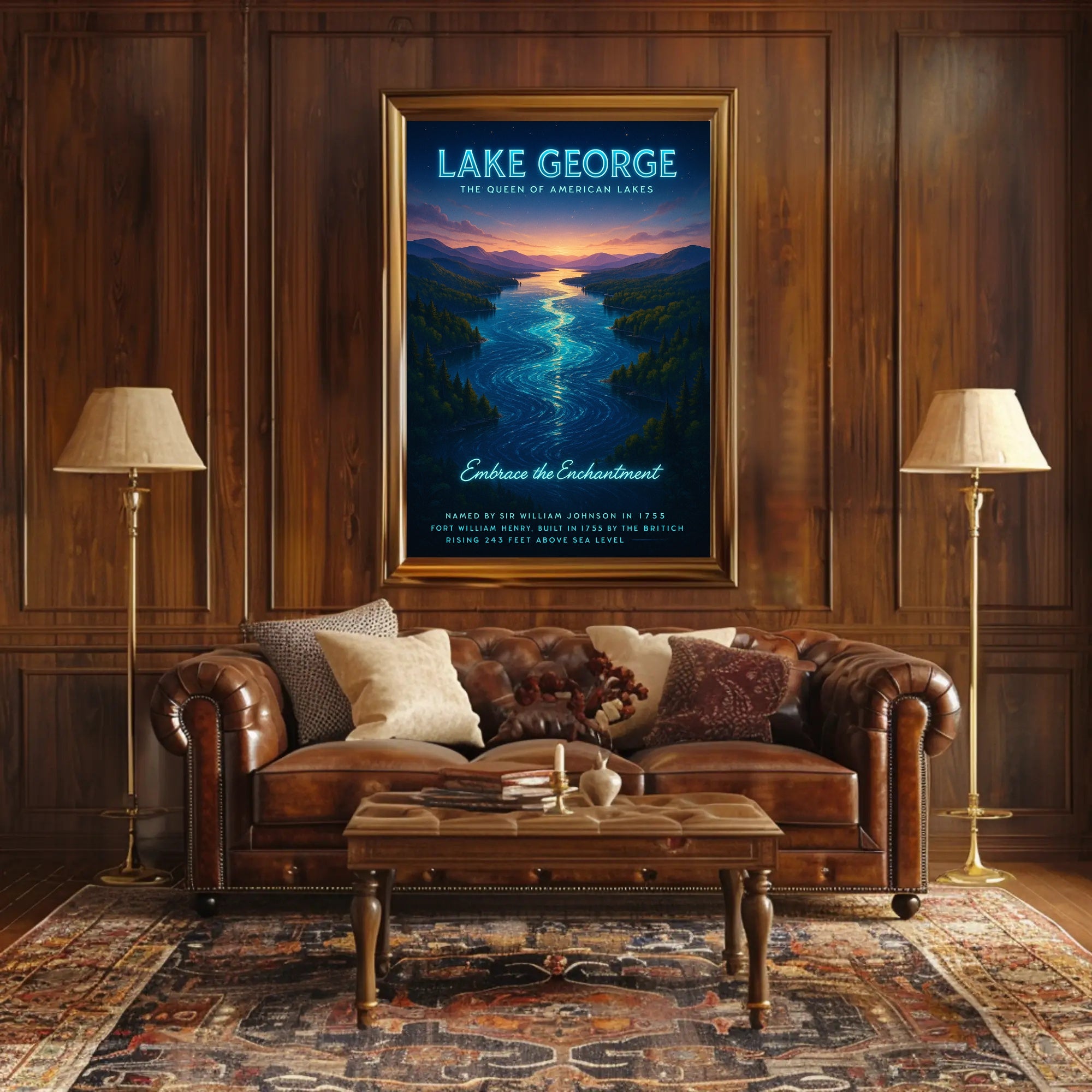 Lake George The Queen of American Lakes Poster PosterGoat