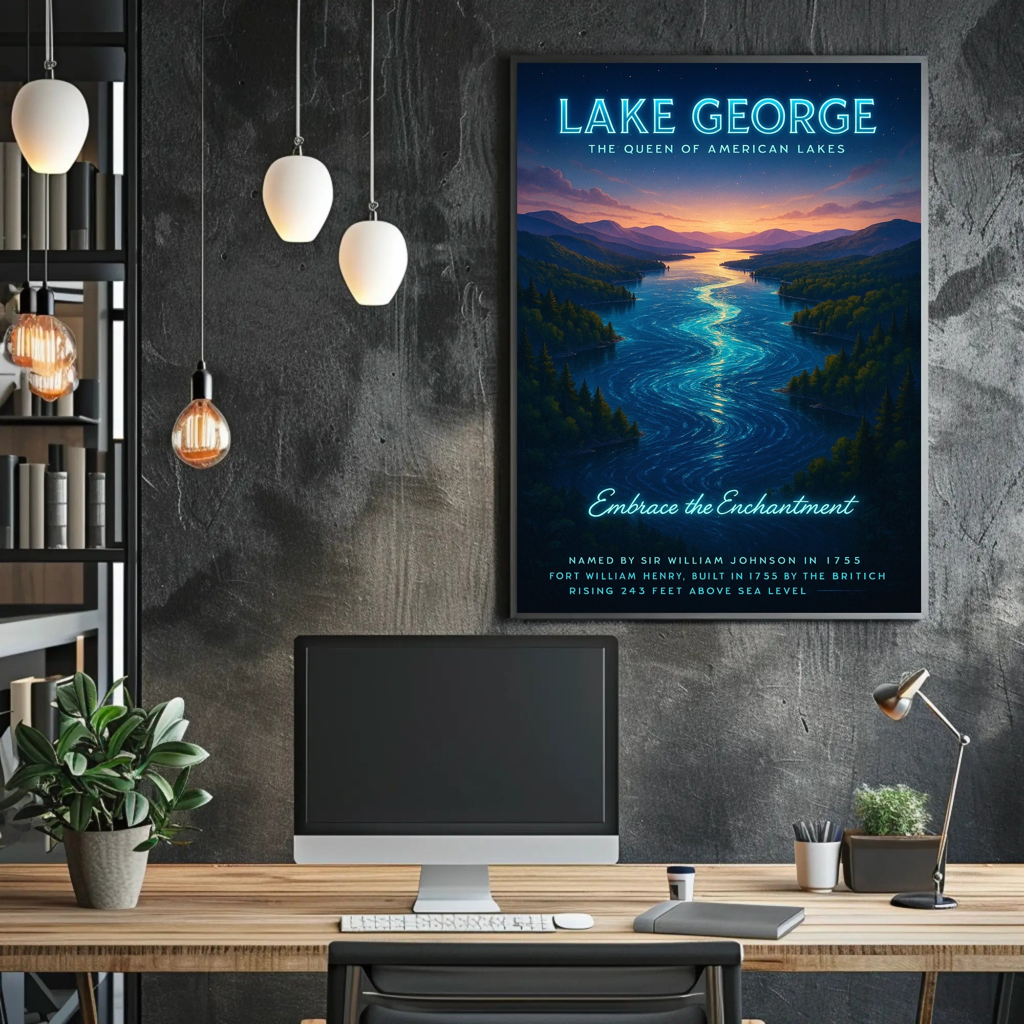 Lake George The Queen of American Lakes Poster PosterGoat
